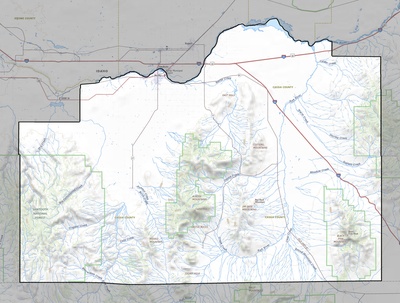 Cassia County ID USGS topo map