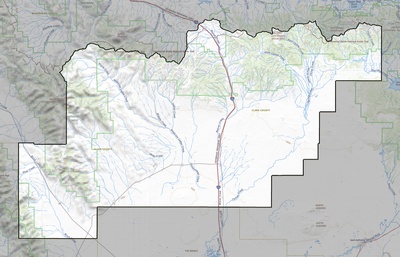 Clark County ID USGS topo map