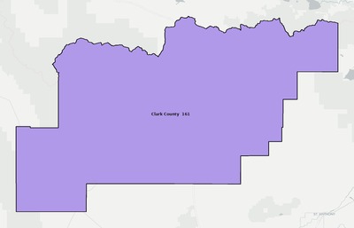 Clark County ID school district boundaries map
