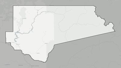 Clearwater County ID county basemap context