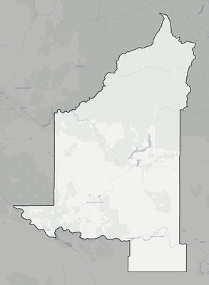 Elmore County ID county basemap context
