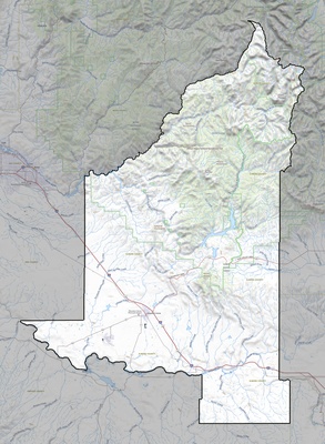 Elmore County ID USGS topo map