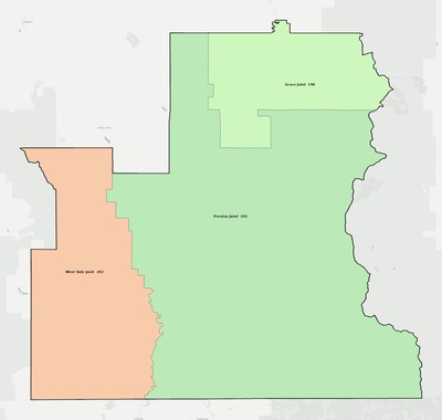 Franklin County ID school district boundaries map