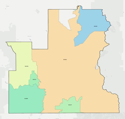 Franklin County ID ZIP code boundaries map