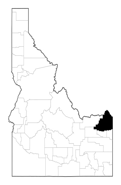 Fremont County in Idaho