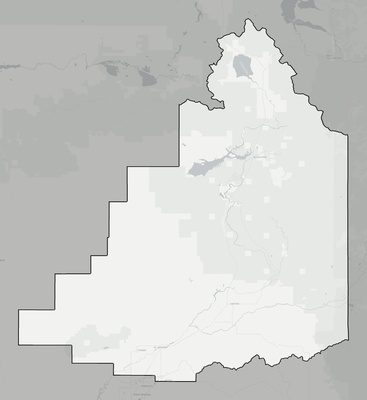 Fremont County ID county basemap context
