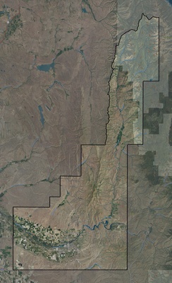 Gem County ID USGS imagery and topo map