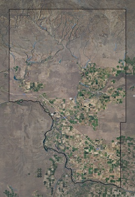 Gooding County ID USGS imagery and topo map
