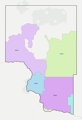 Gooding County ID ZIP code boundaries map
