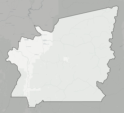 Idaho County ID county basemap context