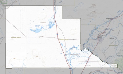 Jefferson County ID USGS topo map