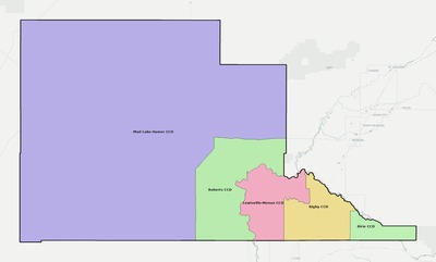 Jefferson County ID townships and subdivisions map