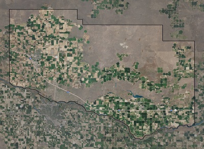Jerome County ID USGS imagery and topo map