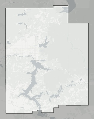 Kootenai County ID county basemap context