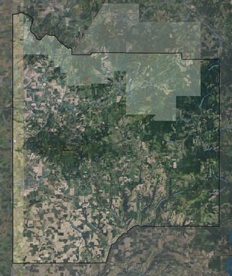 Latah County ID USGS imagery and topo map