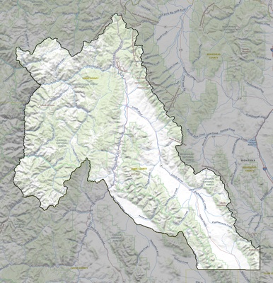 Lemhi County ID USGS topo map