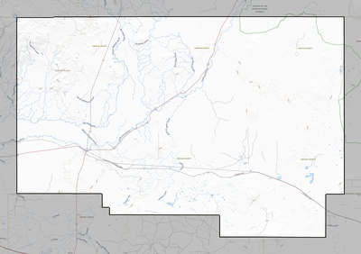 Lincoln County ID USGS topo map