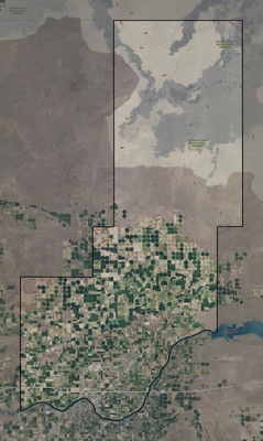 Minidoka County ID USGS imagery and topo map