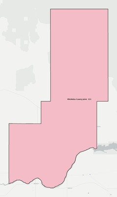 Minidoka County ID school district boundaries map