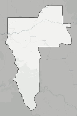 Nez Perce County ID county basemap context