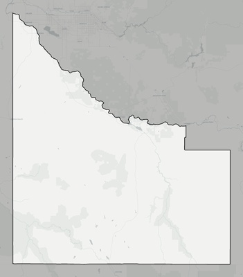 Owyhee County ID county basemap context