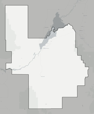 Power County ID county basemap context