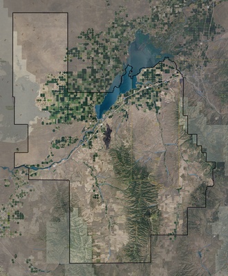 Power County ID USGS imagery and topo map
