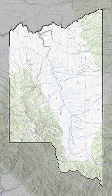 Teton County ID USGS topo map