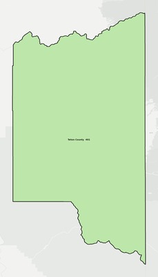 Teton County ID school district boundaries map