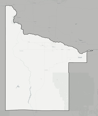 Twin Falls County ID county basemap context