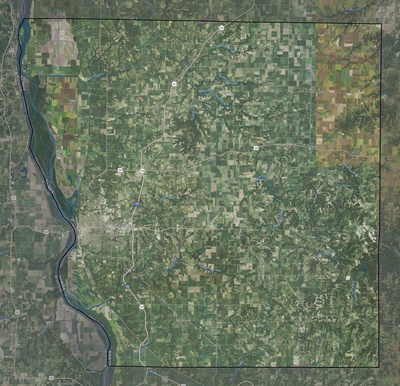 Adams County IL USGS imagery and topo map