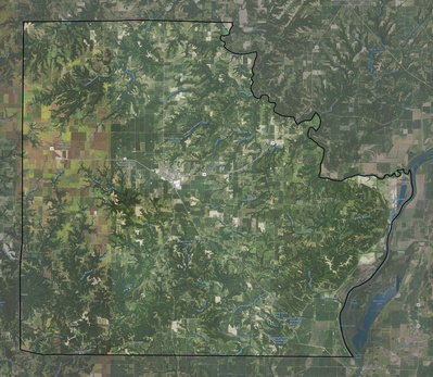 Brown County IL USGS imagery and topo map
