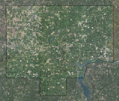 Bureau County IL USGS imagery and topo map