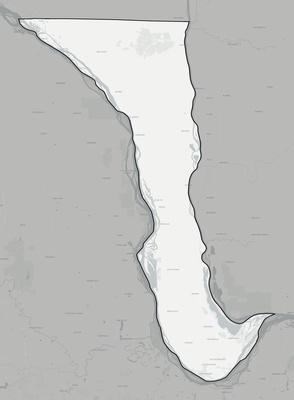 Calhoun County IL county basemap context