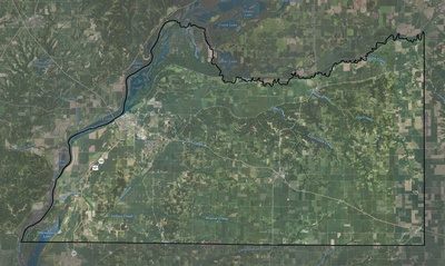 Cass County IL USGS imagery and topo map