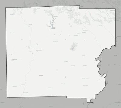 Clark County IL county basemap context