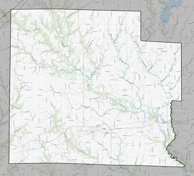 Clay County IL USGS topo map