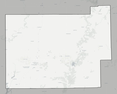 Coles County IL county basemap context