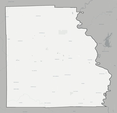 Crawford County IL county basemap context