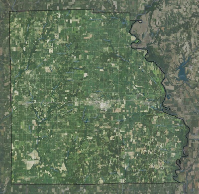 Crawford County IL USGS imagery and topo map