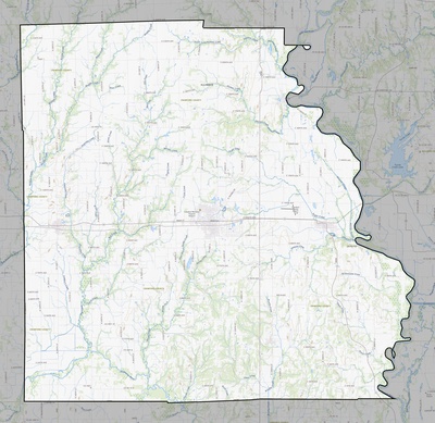 Crawford County IL USGS topo map