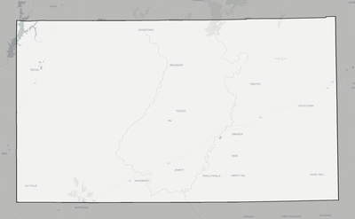 Cumberland County IL county basemap context