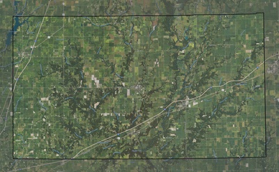 Cumberland County IL USGS imagery and topo map