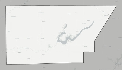 De Witt County IL county basemap context