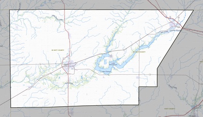 De Witt County IL USGS topo map