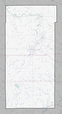 DeKalb County IL USGS topo map