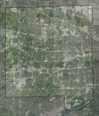 DuPage County IL USGS imagery and topo map