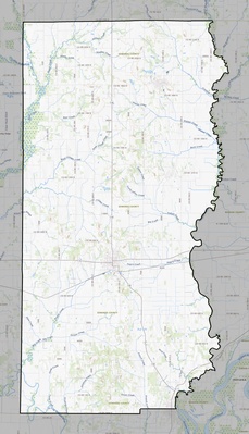 Edwards County IL USGS topo map