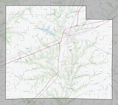 Effingham County IL USGS topo map