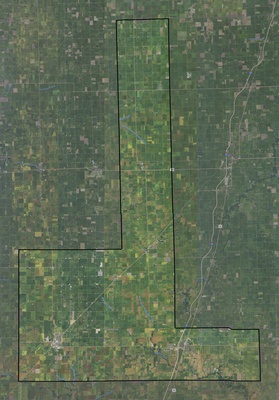Ford County IL USGS imagery and topo map